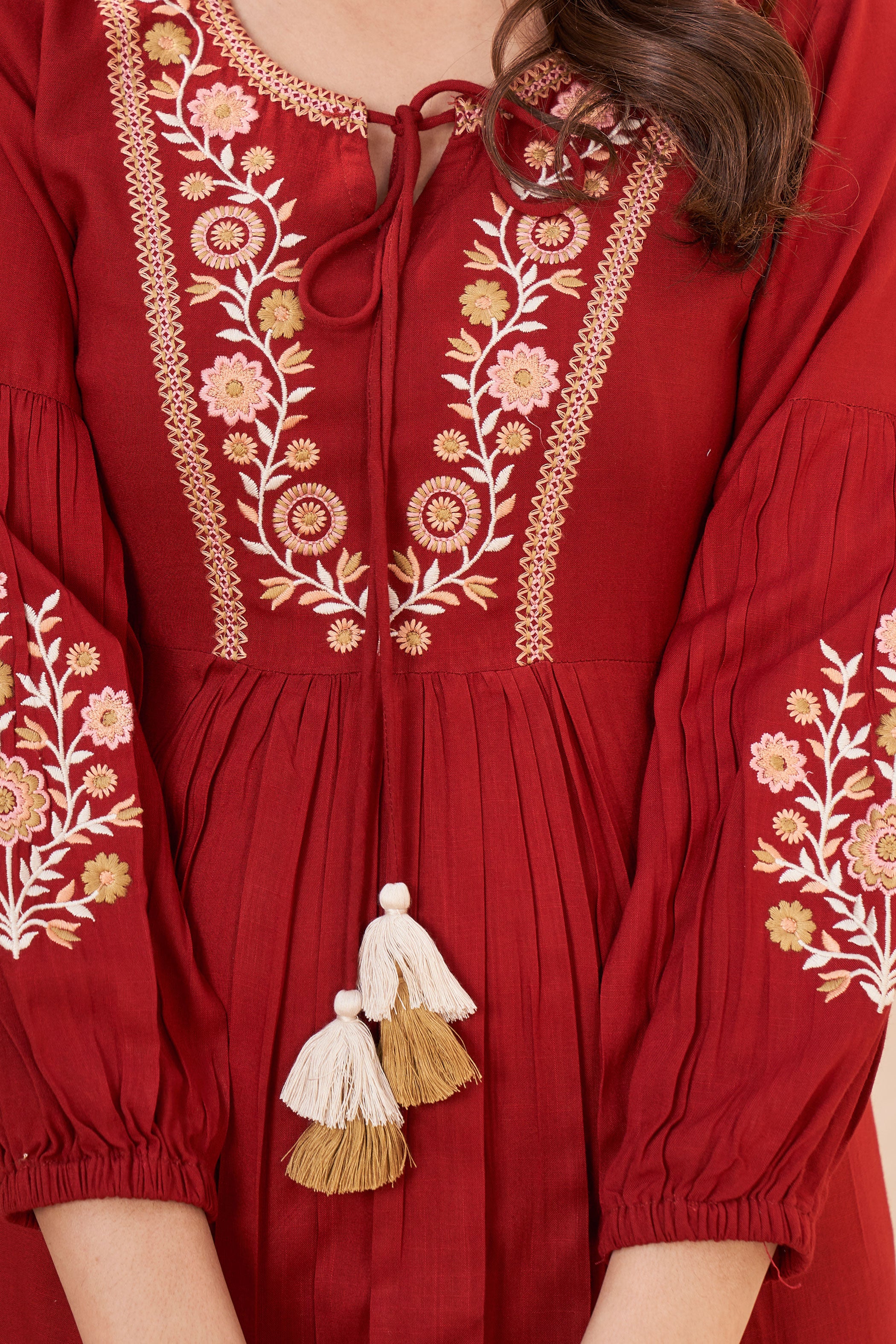 Women Embroidered Ethnic Dresses