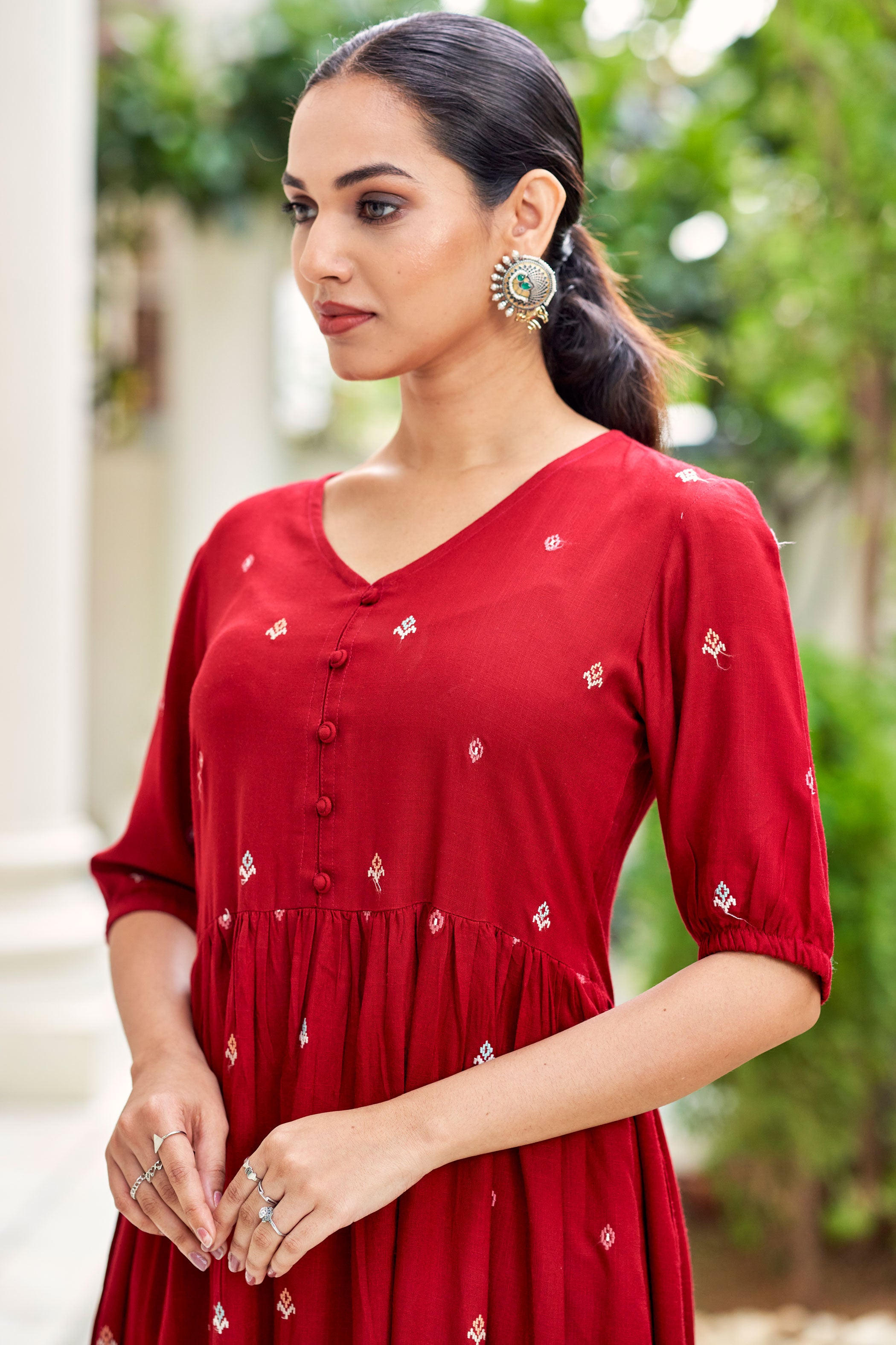 Embroidered Ethnic Dress