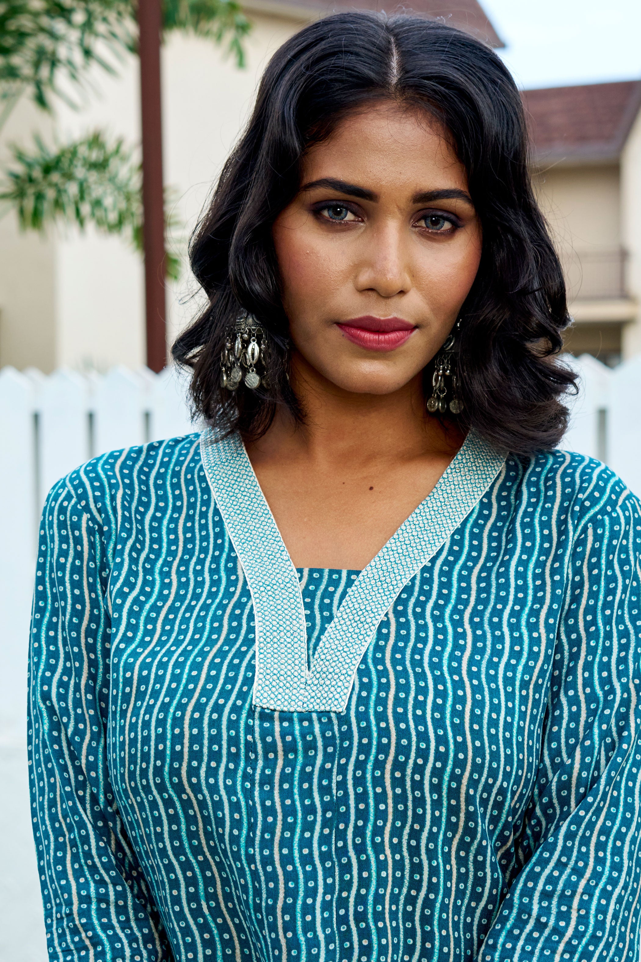 Geometric Printed Liva Tunic